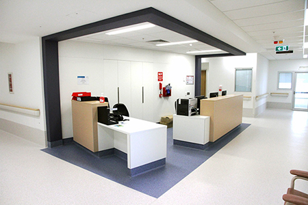 Ward 3C nursing station